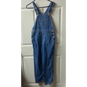 Gap Overalls Womens XS Blue Straight Leg Carpenter Paintere Style Denim 90's
